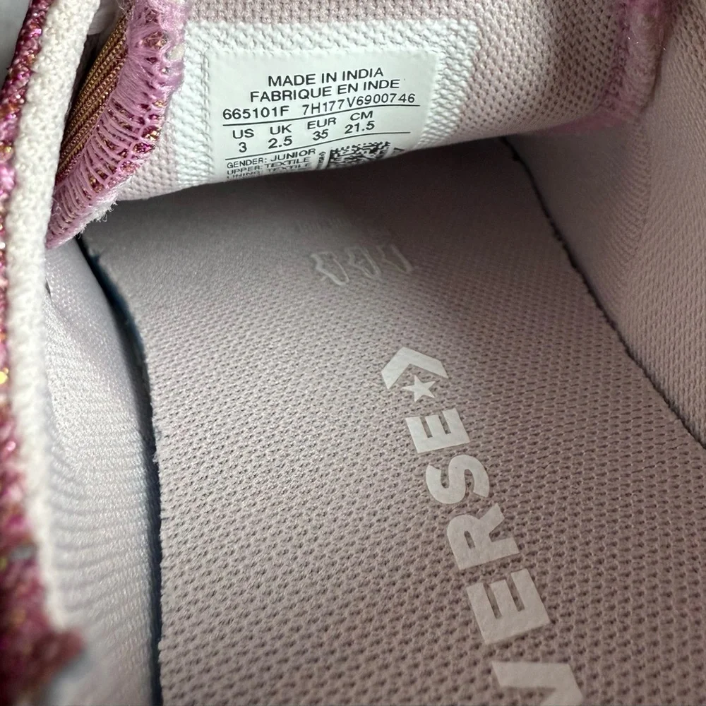 Converse Glittery Pink Shoes